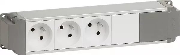 legrand-bloc nourrice 3x2p+t f/b+rac. rapide male encastre (053450)