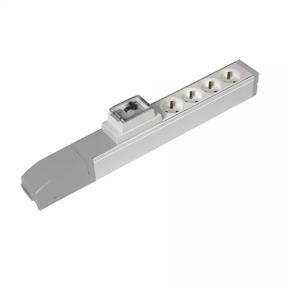 legrand-bloc nourrice 4 prises 2p+t + 1 disjoncteur diff ph+n 16a 30ma � connecter (073465)