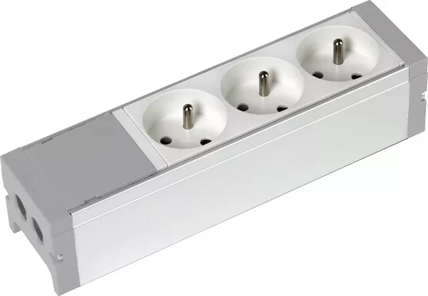 legrand-bloc nourrice �quip� de 3 prises 2p+t � c�bler (073400)