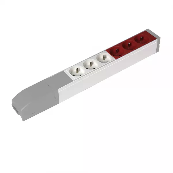 legrand-bloc nourrice �quip� de 3 prises 2p+t et 3 prises 2p+t � d�trompage � connecter (073455)