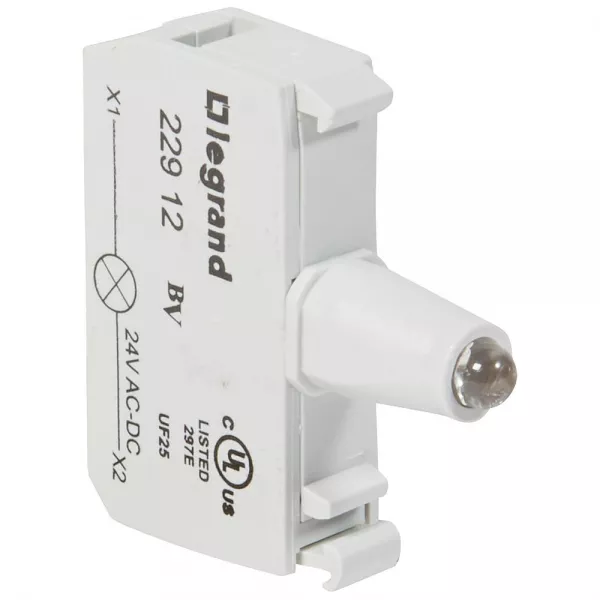 legrand-bloc pour t�te lumineuse osmoz raccordement � vis - 12-24v~/= - vert (022912)
