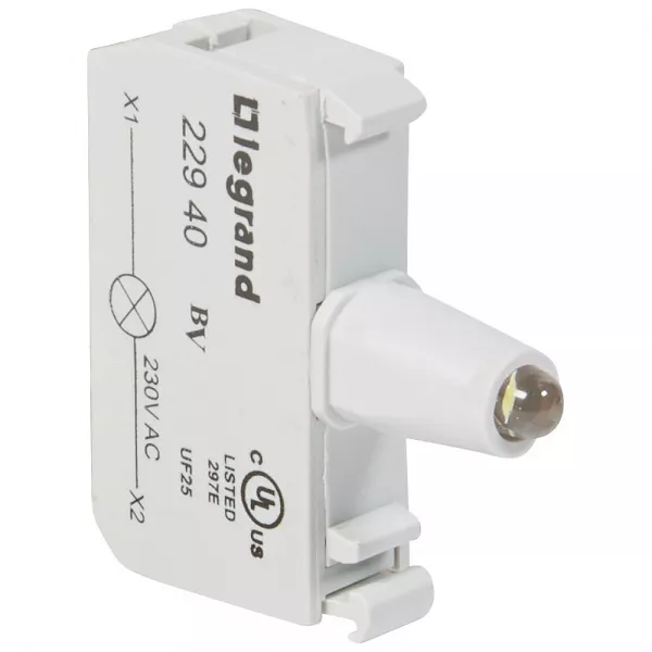 legrand-bloc pour t�te lumineuse osmoz raccordement � vis - 230v~ - blanc (022940)