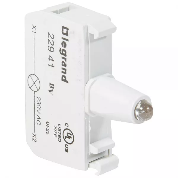 legrand-bloc pour t�te lumineuse osmoz raccordement � vis - 230v~ - rouge (022941)