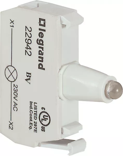 legrand-bloc pour t�te lumineuse osmoz raccordement � vis - 230v~ - vert (022942)