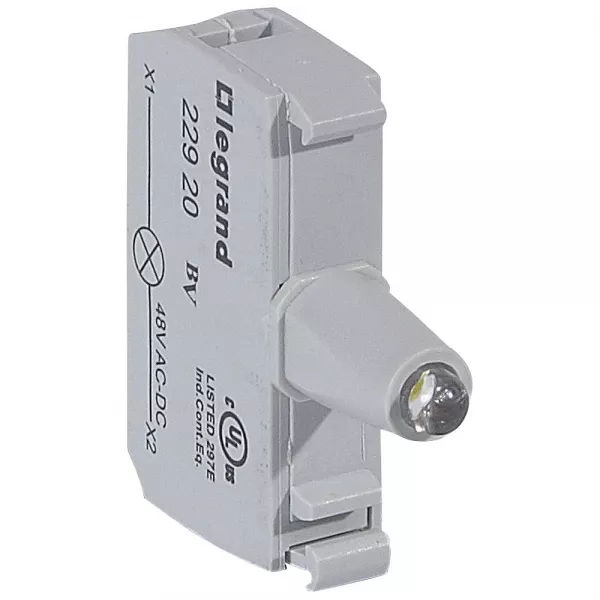 legrand-bloc pour t�te lumineuse osmoz raccordement � vis - 48v~ ou 48v= - blanc (022920)