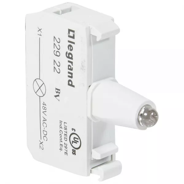 legrand-bloc pour t�te lumineuse osmoz raccordement � vis - 48v~ ou 48v= - vert (022922)