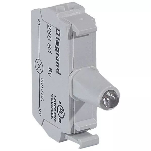 legrand-bloc pour t�te lumineuse osmoz raccordement par borne � ressort - 230v~ - jaune (023084)
