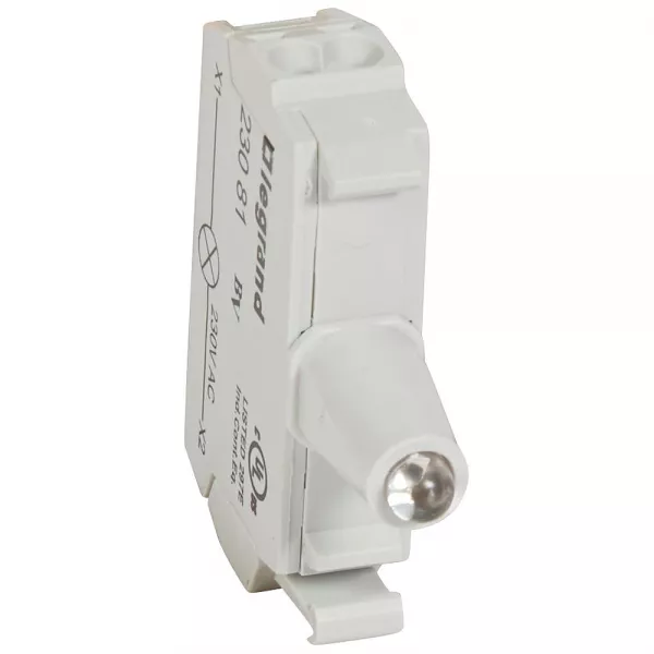 legrand-bloc pour t�te lumineuse osmoz raccordement par borne � ressort - 230v~ - rouge (023081)