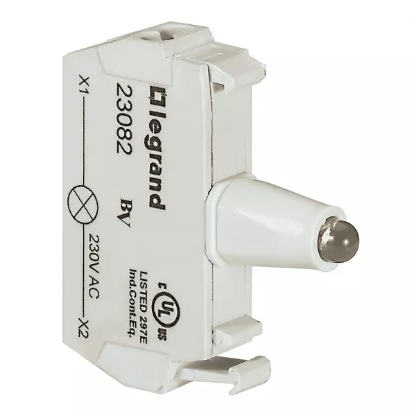 legrand-bloc pour t�te lumineuse osmoz raccordement par borne � ressort - 230v~ - vert (023082)