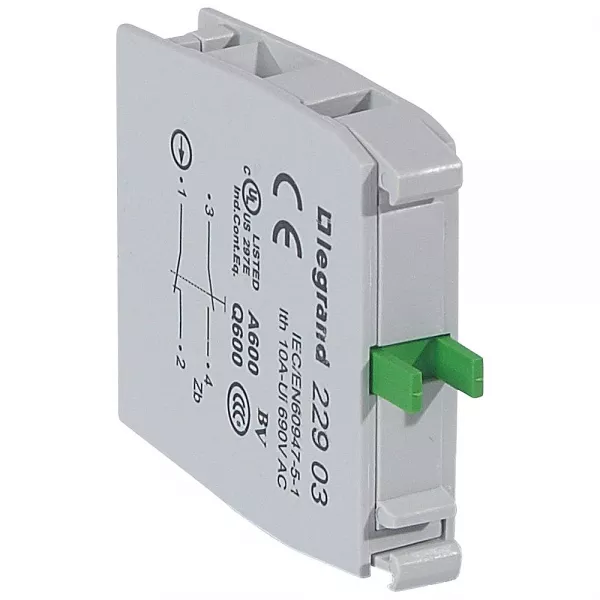 legrand-bloc pour t�te non lumineuse osmoz raccordement � vis - no/nf (022903)
