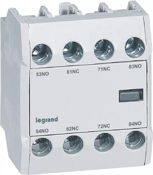legrand-blocs de contacts aux pour contacteurs ctx� -montage frontal -2contacts no+2nf (416855)