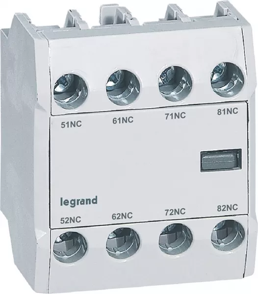 legrand-blocs de contacts auxiliaires pour contacteurs ctx� - montage frontal - 4nf (416857)