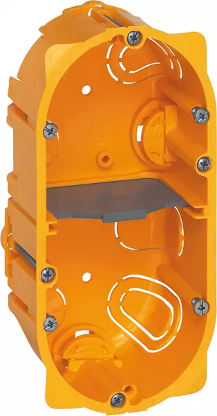 legrand-bo�te 2 postes ou 4 � 5 modules batibox pour cloisons s�ches - profondeur 50mm (080052)