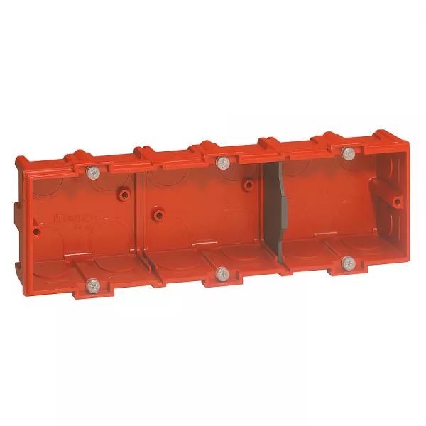 legrand-bo�te � encastrer batibox ma�onnerie - 3 postes profondeur 40mm (090533)