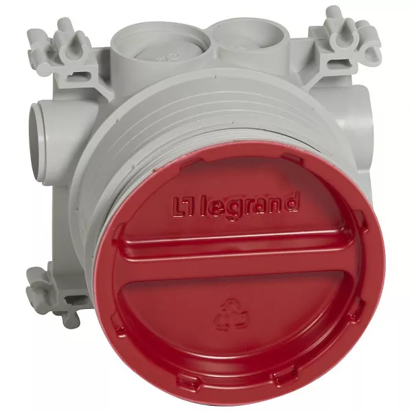 legrand-bo�te d\'encastrement simple prise de sol pour b�ton hauteurs chape 50mm � 80mm (081988)