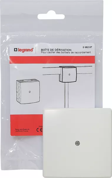 legrand-bo�te de d�rivation - pour cache-fils- 2x2,5mm� (098287)