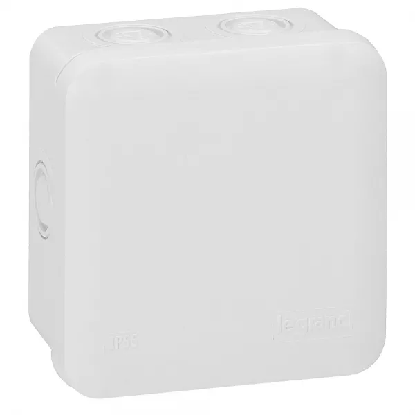 legrand-bo�te de d�rivation carr�e pour presse-�toupe plexo gris -7 entr�es -80x80x45mm (092014)
