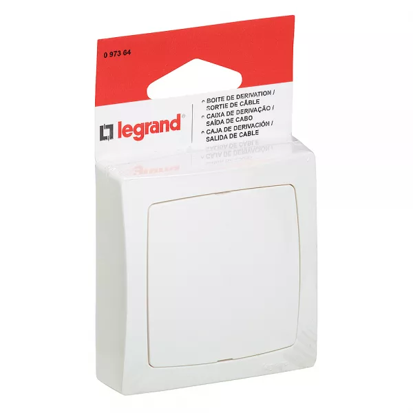 legrand-bo�te de d�rivation et sortie de c�ble appareillage saillie - blanc (097364)