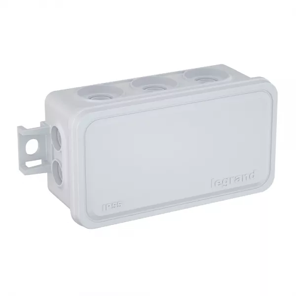 legrand-bo�te de d�rivation plexo rectangulaire 80x43x34mm ave 10 embouts � 7mm � 16mm (092004)