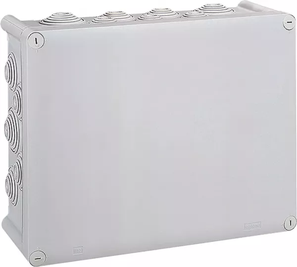 legrand-bo�te de d�rivation rectangulaire - 310x240x124mm - fermeture 1/4 de tour - gris (092082)