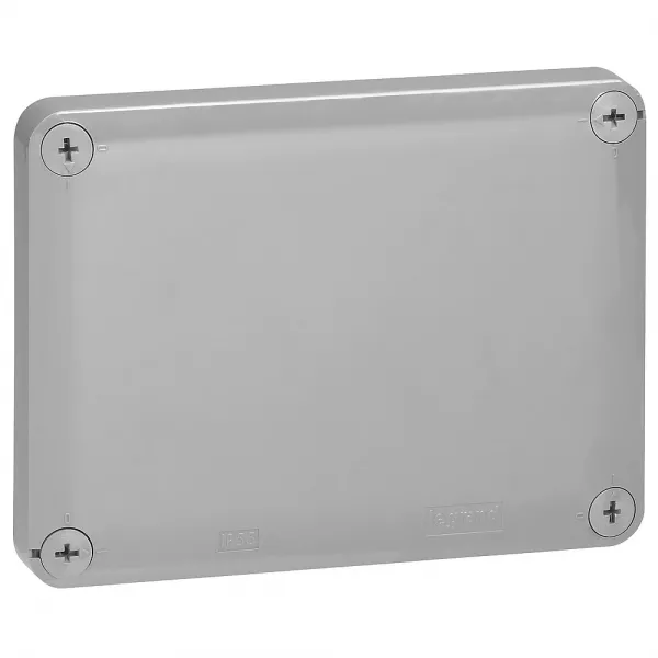 legrand-bo�te de d�rivation rectangulaire plexo 155x110x74mm - ral7037 et ral3000 (092045)