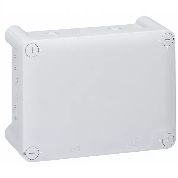 legrand-bo�te de d�rivation rectangulaire pour presse-�toupe plexo gris - 180x140x86mm (092054)