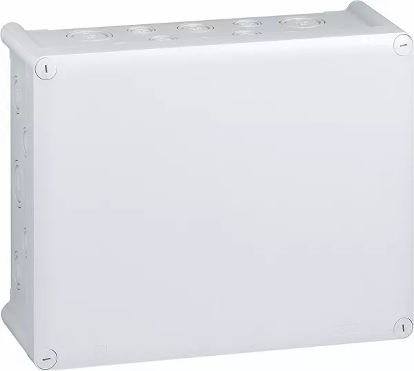 legrand-bo�te de d�rivation rectangulaire pour presse-�toupe plexo gris - 310x240x124mm (092084)
