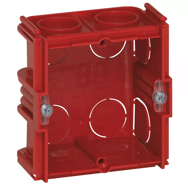 legrand-bo�te monoposte batibox ma�onnerie carr�e 1 poste associable - profondeur 40mm (080141)