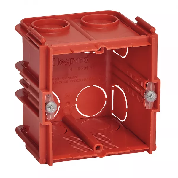 legrand-bo�te monoposte batibox ma�onnerie carr�e associable - profondeur 60mm (080161)