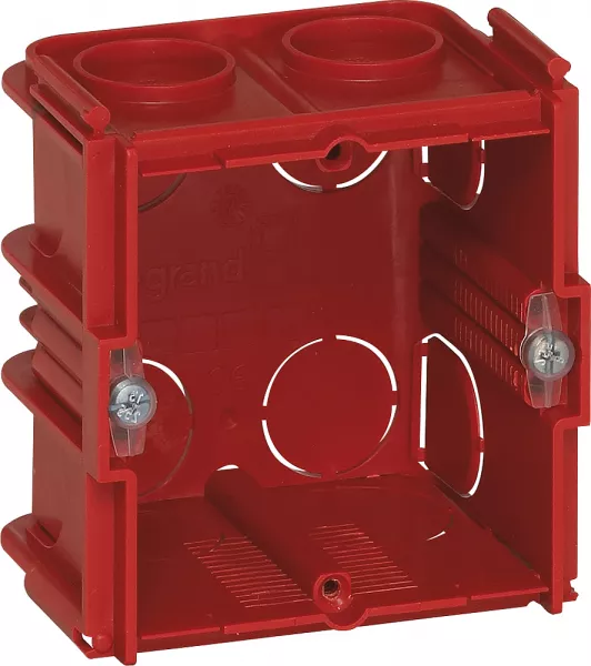 legrand-bo�te monoposte batibox pour ma�onnerie 1 poste carr�e associable profondeur 50 (080151)