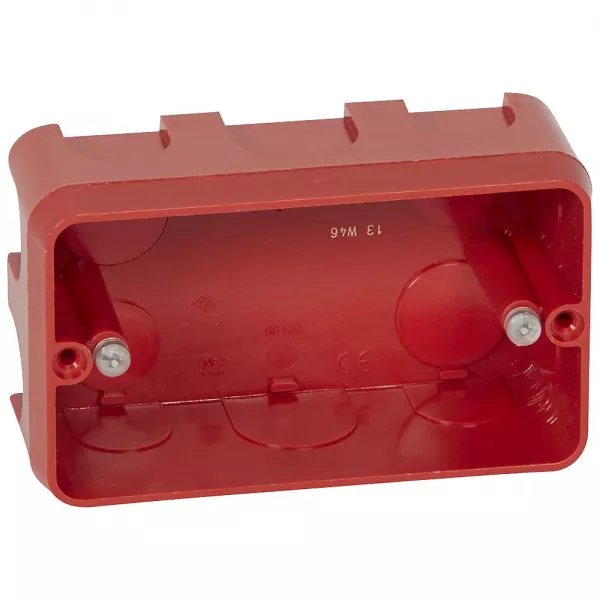 legrand-bo�te multiposte batibox ma�onnerie pour 3 modules mosaic - profondeur 40mm (080149)