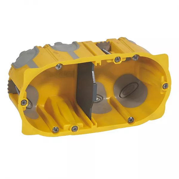 legrand-bo�te multipostes eco batibox 2 postes ou 4 � 5 modules - profondeur 50mm (080032)