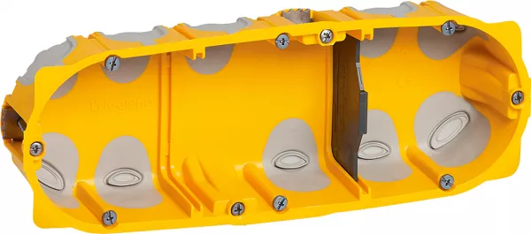 legrand-bo�te multipostes eco batibox 3 postes 6 � 8 modules - profondeur 40mm (080023)