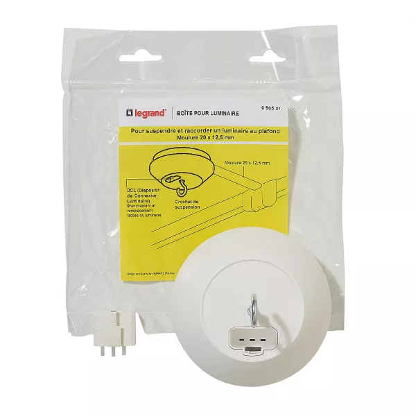 legrand-bo�te pour luminaire pour moulure 20x12,5mm (090521)