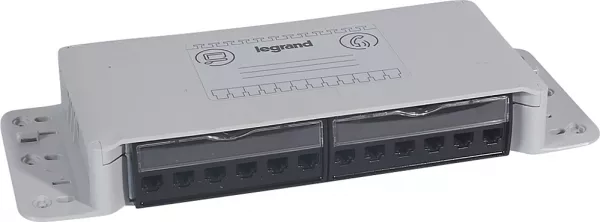legrand-boite zone cat6 utp 12 rj (033544)