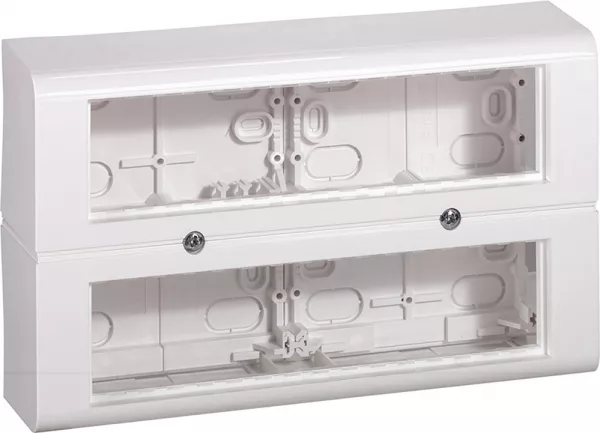 legrand-boitier 16mod. vdi pour 8 prises rj (033280)