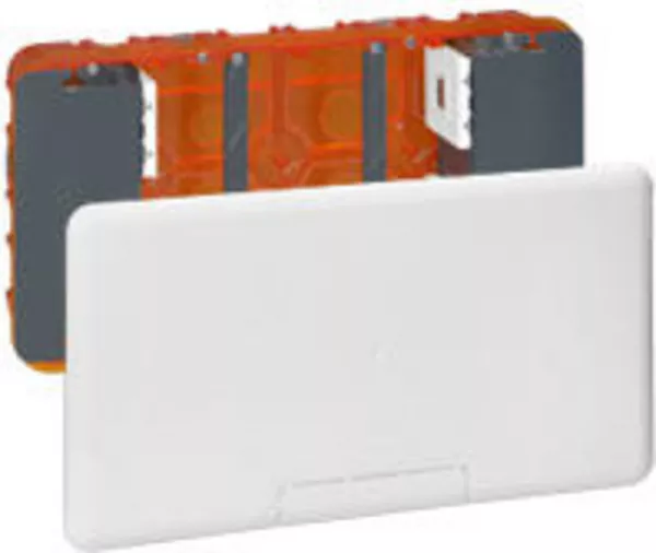 legrand-bo�tier batibox multim�dia 2x5 modules maximum 285x142mm (080195)