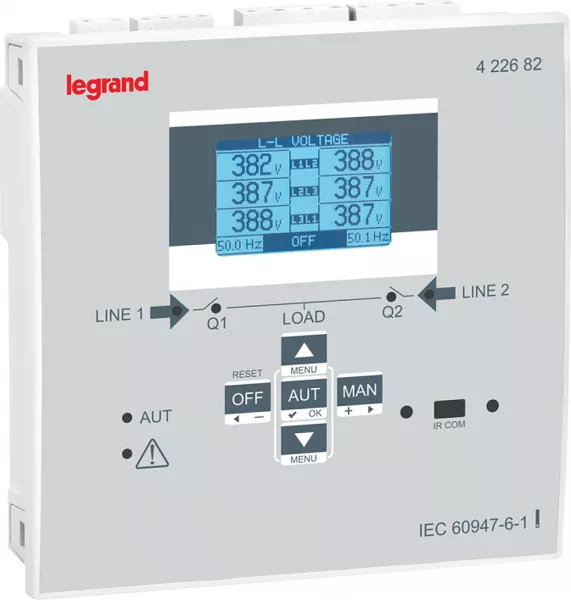 legrand-bo�tier d\'automatisme pour la gestion avanc�e de 2 disj. 6 entr�es et 7 sorties (422682)