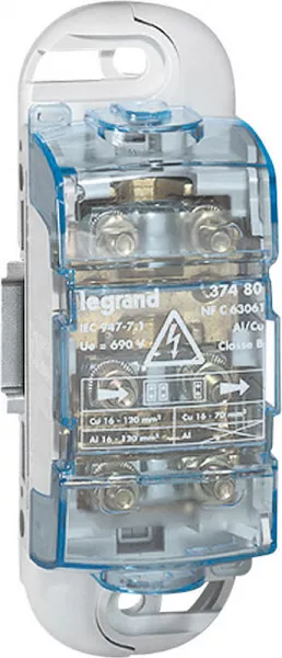 legrand-bo�tier de raccordement aluminium ou cuivre 300mm� 540a maximum (037481)