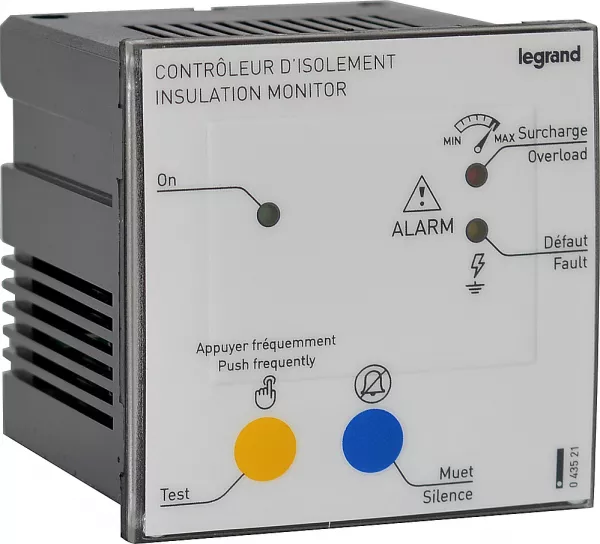 legrand-bo�tier de report cpi m�dical pour montage sur porte 230v ou 24v~ - 72x72mm (043521)