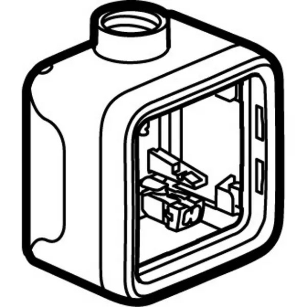 legrand-bo�tier �tanche � presse-�toupe 1 poste iso20 plexo composable ip55 - gris (069656)