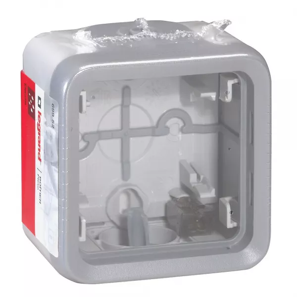 legrand-bo�tier �tanche plexo 1 poste pour montage en saillie - gris (069952)