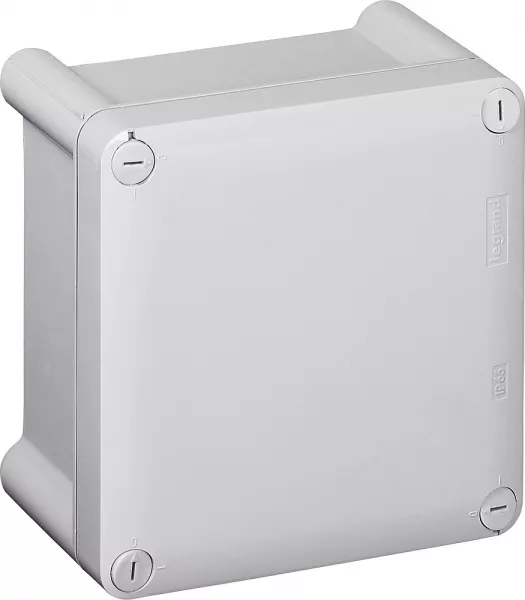 legrand-bo�tier industriel plastique ip66 ik08 - 130x130x74mm avec couvercle opaque (035013)