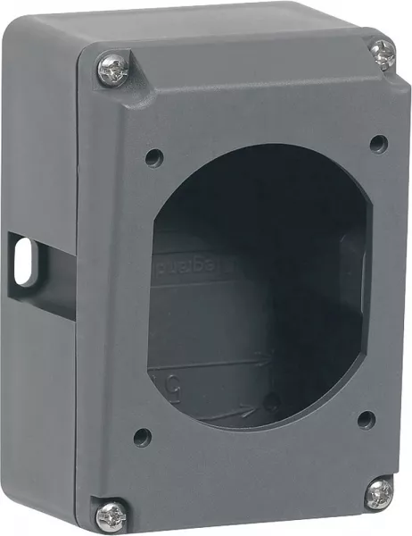 legrand-bo�tier r�versible simple hypra pour prise 3p+t et 3p+n+t 16a - plastique (052229)