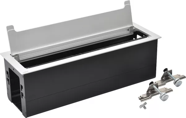 legrand-bo�tier top access incara 385mm finition m�tal - � encastrer (654873)