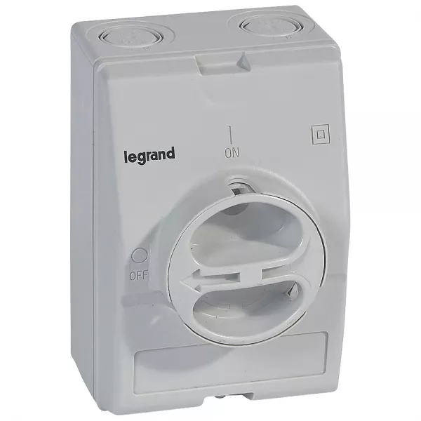 legrand-bo�tier vide interrupteur-sectionneur rotatif composable 3p/4p 25a/32a - gris (022243)