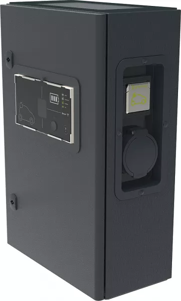 legrand-borne 1 ve triphas�e green\'up premium 22kw mode 2/3 m�tal (058014)