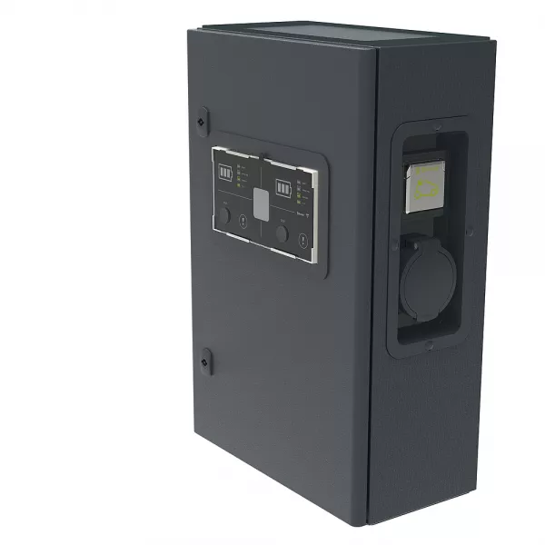 legrand-borne 2 ve triphas�e green\'up premium 22kw mode 2/3 m�tal (058015)