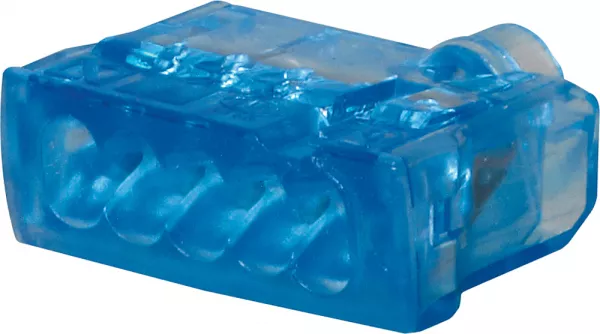 legrand-borne connexion sans vis nylbloc auto pour 5 fils - 24a - 450v~ - bleu (034325)