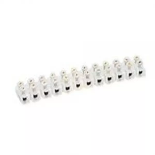 legrand-borne de raccordement nylbloc - 2,5mm� - 24a - 12 bornes - blanc (098420)